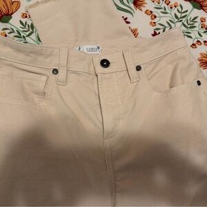 Carve Designs Cream Corduroy Pants